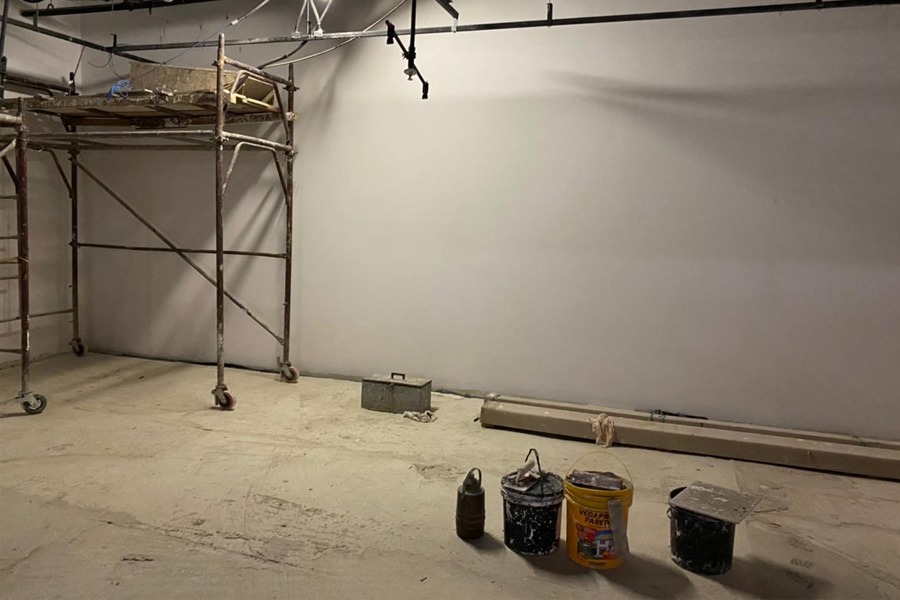 Espaço onde será instalado a ala da AMB