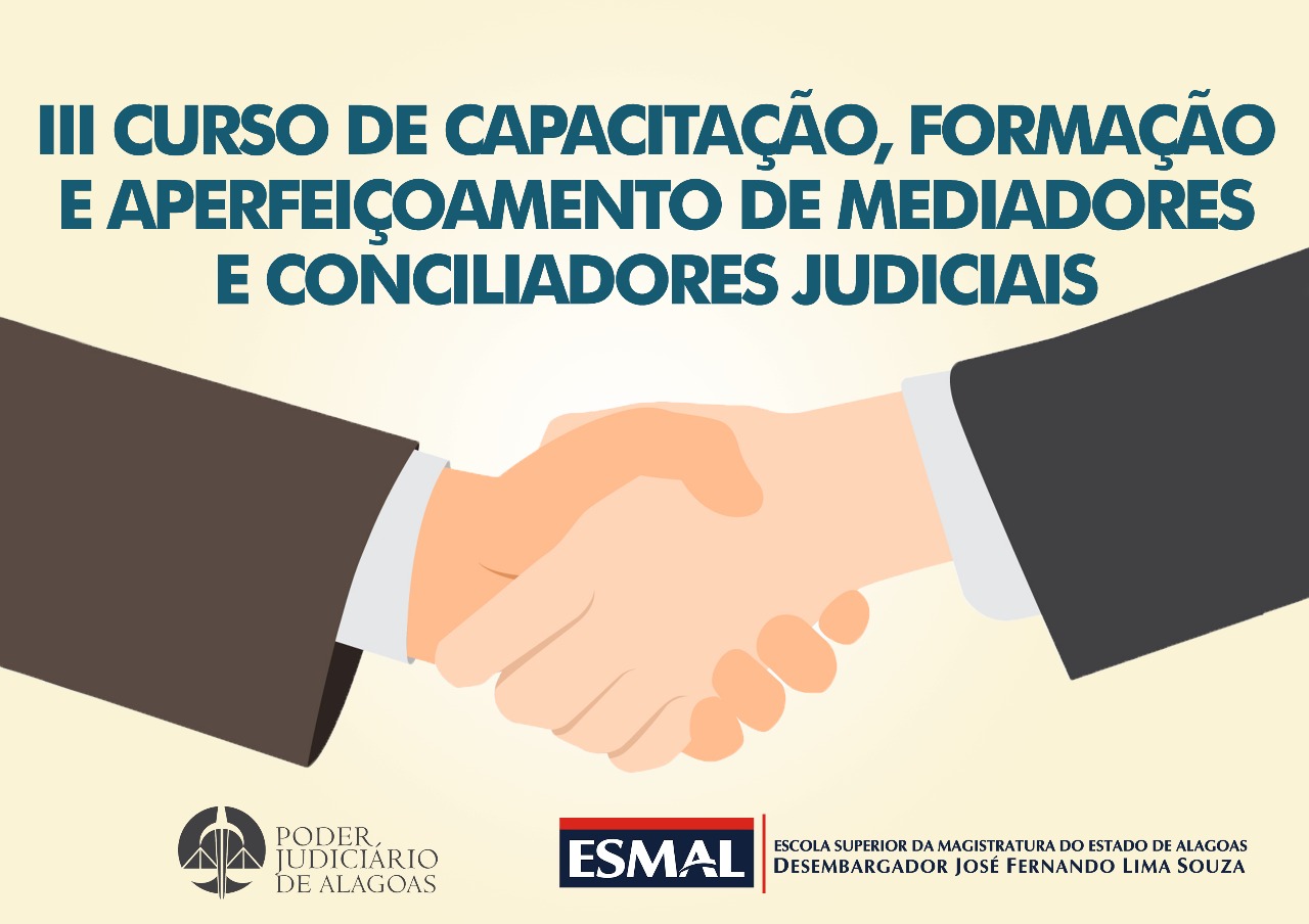 Servidores e magistrados do TJ/AL podem pleitear participação gratuita no curso até 30 de abril.