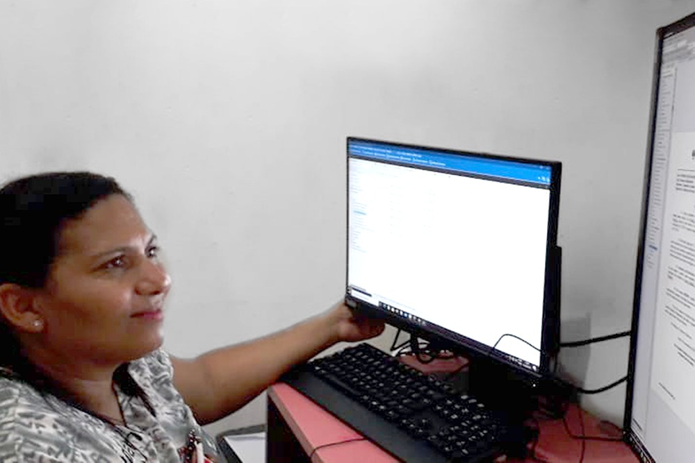 Sílvia da Silva, servidora do Extrajudicial.