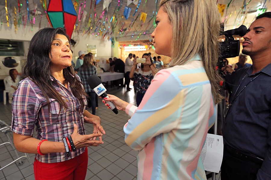 Luzia Rodrigues representou o PCJE na ocasião.