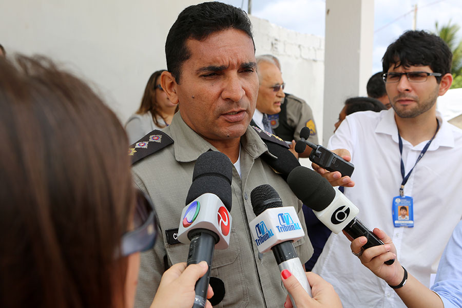 Major Cícero Silva, chefe do Núcleo de Polícia Comunitária de Maceió.