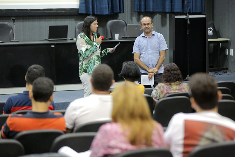 Servidores foram incentivados a participar dos debates. 