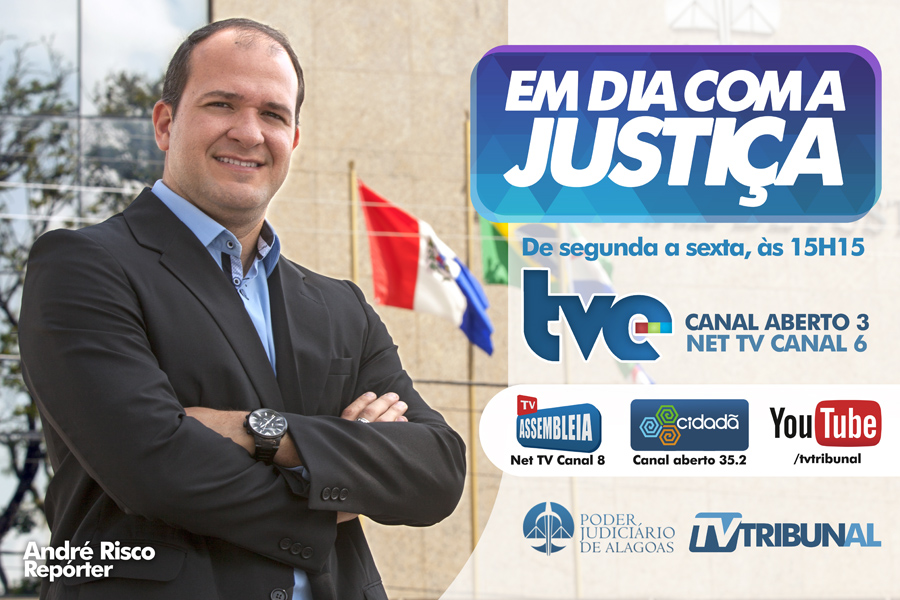 André Risco, repórter da TV Tribunal.
