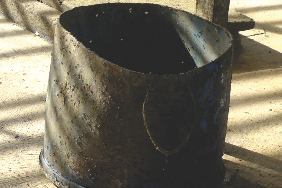 Imagem do matadouro antes das reformas realizadas pela Prefeitura.