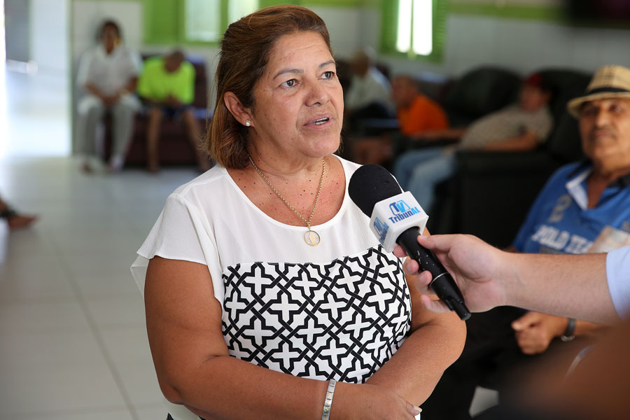 Maria Ivone Bomfim, diretora do abrigo de idosos