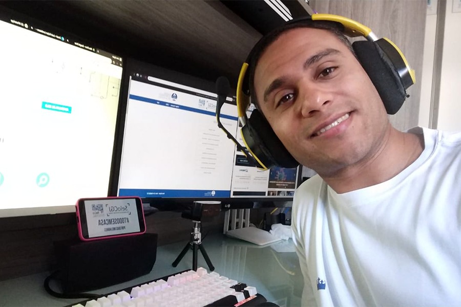 Luiz Felipe, servidor da Coordenação do Selo Digital