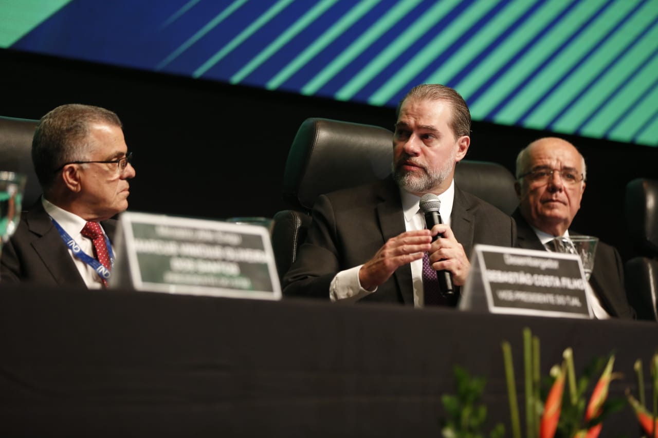 Dias Toffoli ressaltou que  é preciso trabalhar continuamente para diminuir acervo processual.
