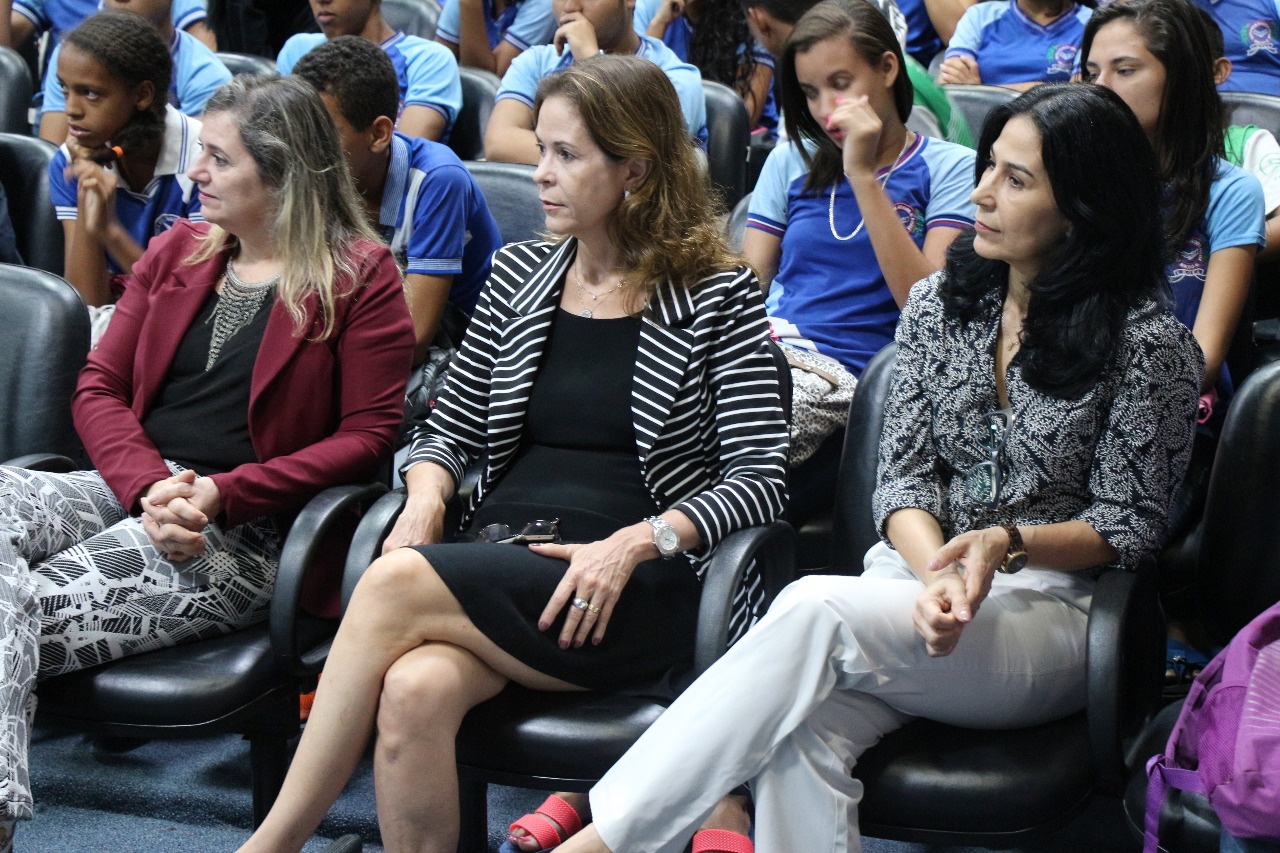 Equipe do PCJE prestigiou a palestra.