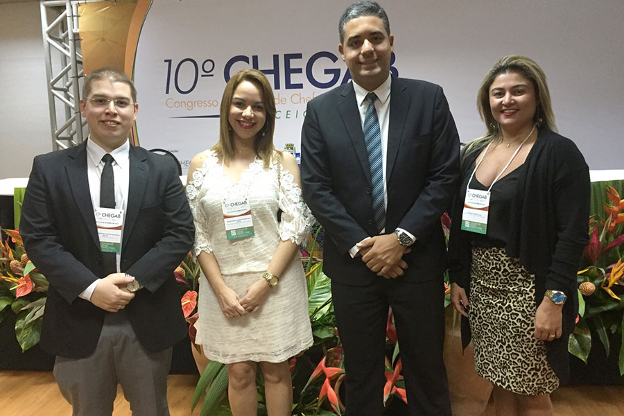Nigel Stewart, Junne Duarte, Denylson Barros e Leônia Silva.