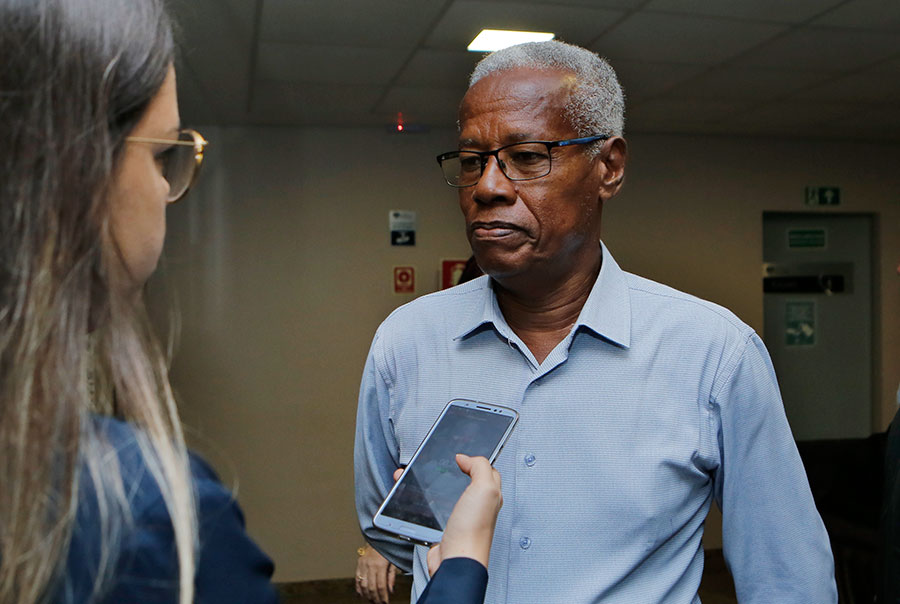 Arnaldo Manoel, representante dos moradores do Mutange