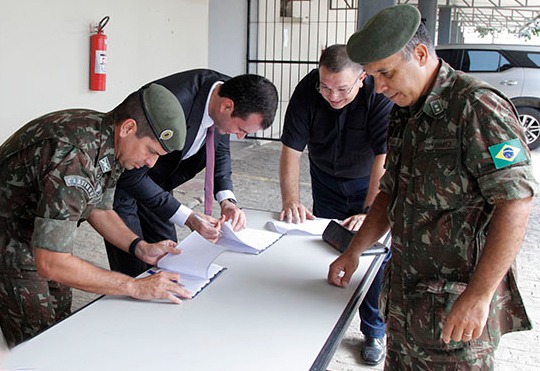 Coronel Gadelha; juiz Rafael Casado; coronel João Marques e Ten. Nezildo Roberto