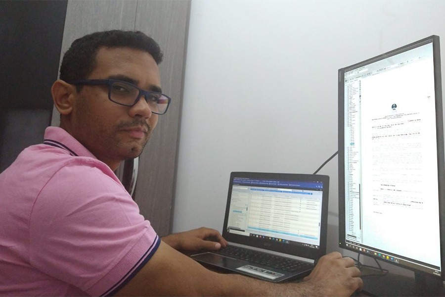 José Wildo Bispo Almeida, chefe de cartório da 2ª Vara de Porto Calvo.