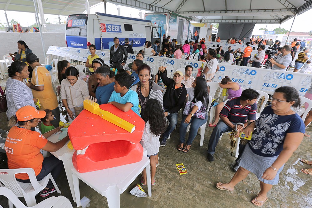 Moradores do Benedito Bentes também contaram com serviços de saúde e de beleza