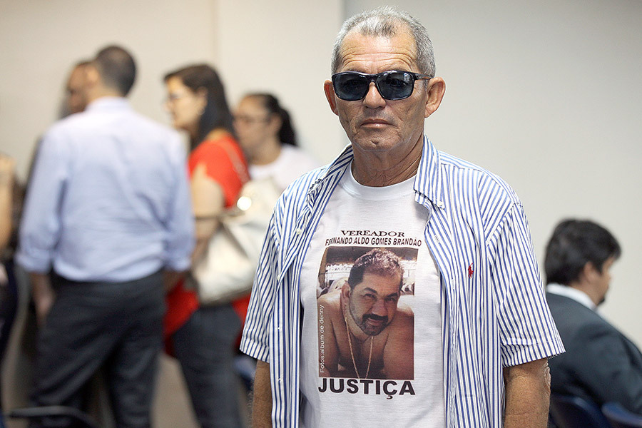 Irmão da vítima, Rangel Brandão.