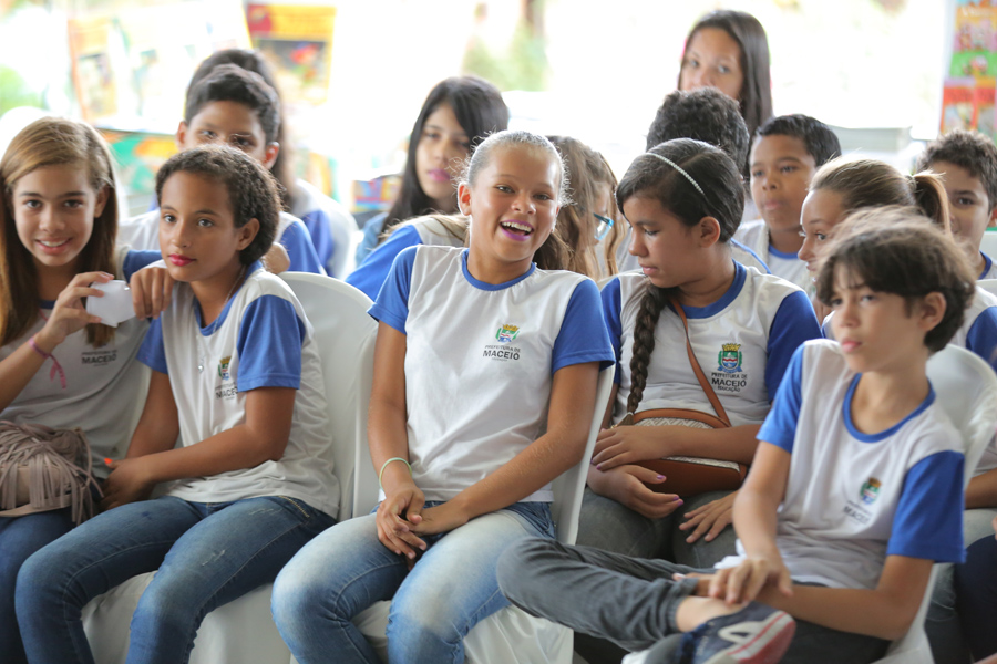 Estudantes tiveram um dia lúdico. Foto: Itawi Albuquerque