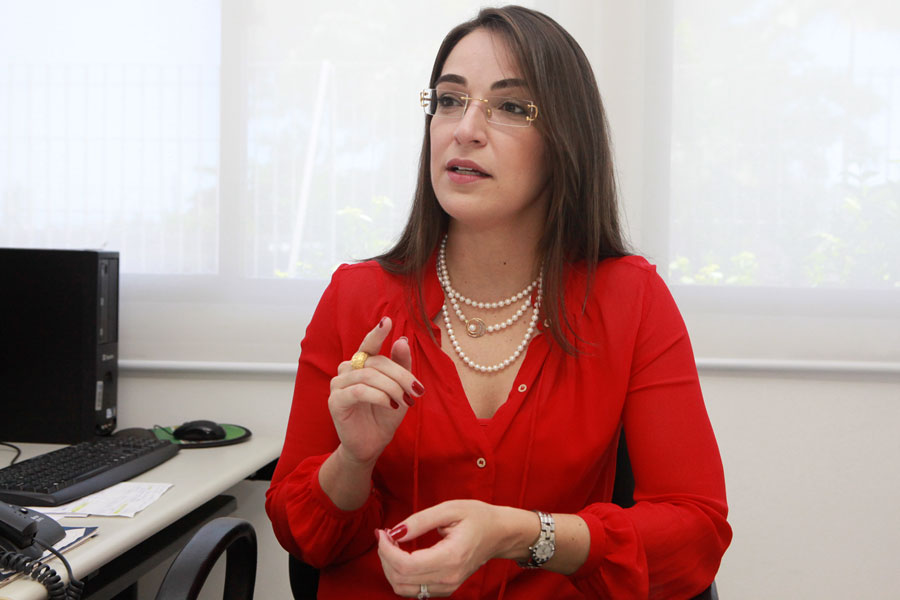 Juíza Isabelle Sampaio, titular do Juizado da Mulher de Arapiraca.