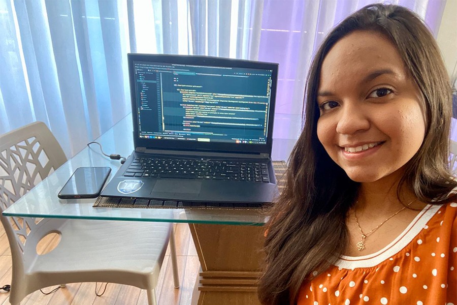 Nathalia Lima, servidora da Coordenação do Selo Digital