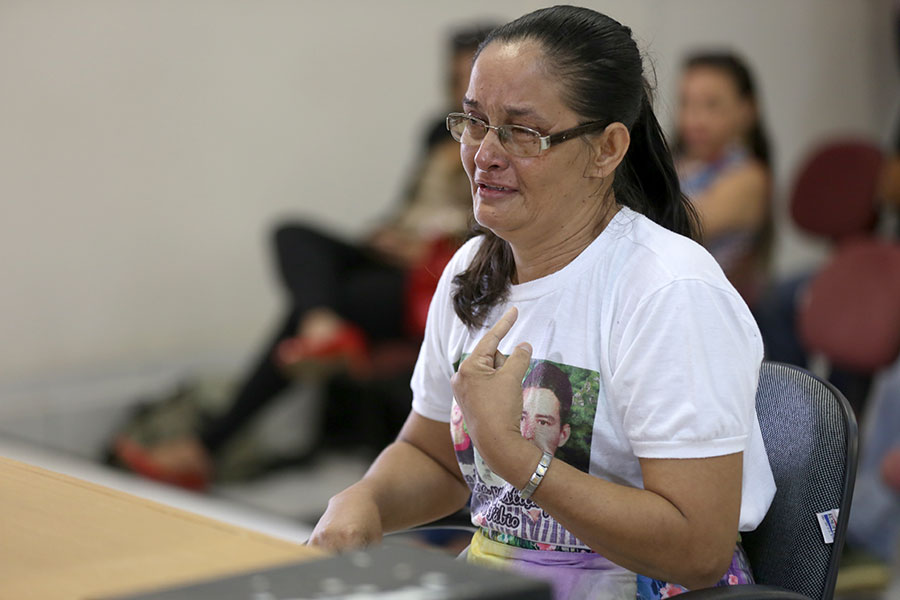 Rita de Cássia, mãe do João Francisco Simões.