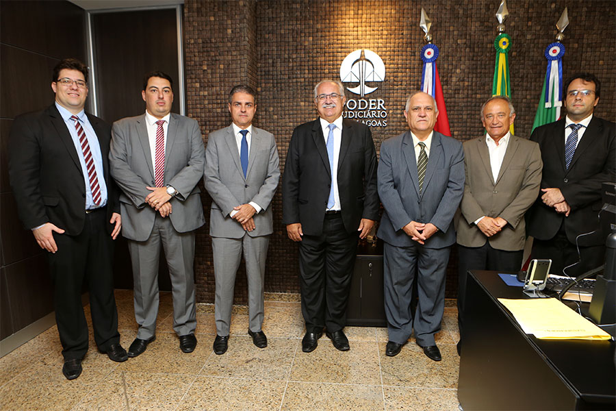 Rogério Teófilo, Otávio Praxedes e equipe da Presidência.