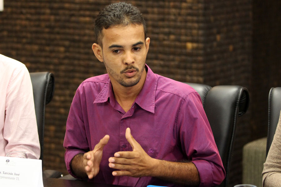 Tarcísio José, representante do Terra Livre