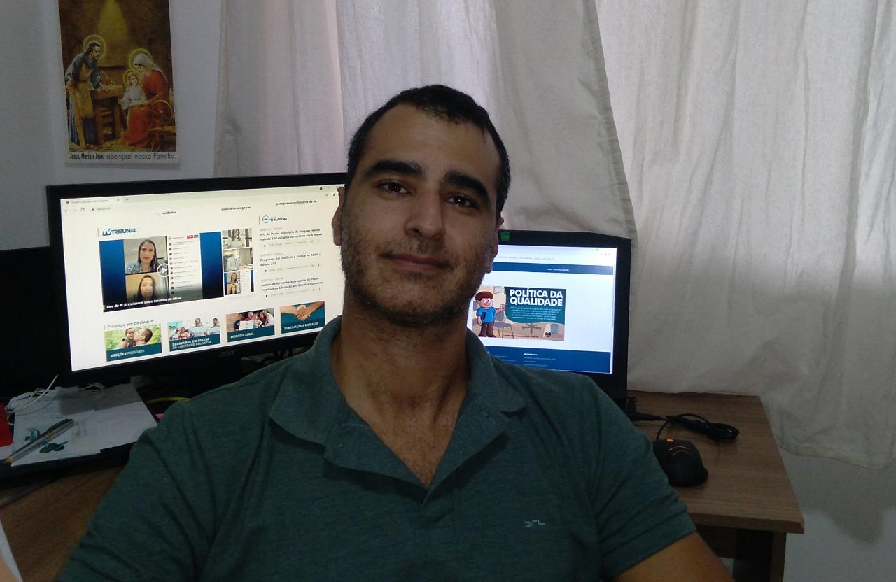 Servidor Fábio Zuazo, da Diretoria Adjunta de Administração.