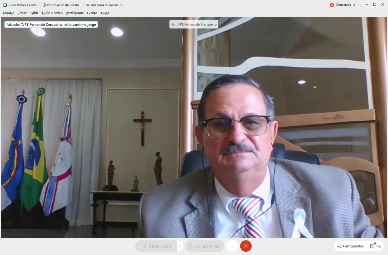 Desembargador Fernando Norberto, presidente do TJPE.
