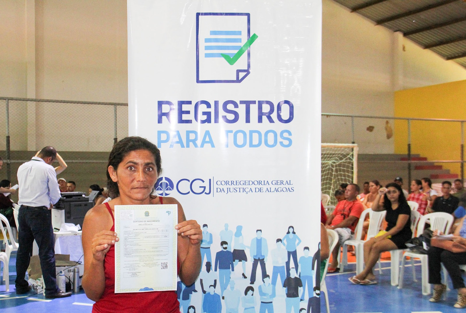 Nailza Ramos nasceu em casa e não tinha registro civil. Foto: Niel Rodrigues