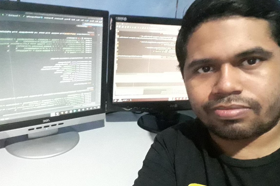 Cleiton Silva, servidor da Coordenação do Selo Digital