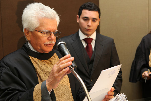 Cerimônia de posse dos 27 novos juízes substitutos do Poder Judiciário alagoano, em 15/10/2010