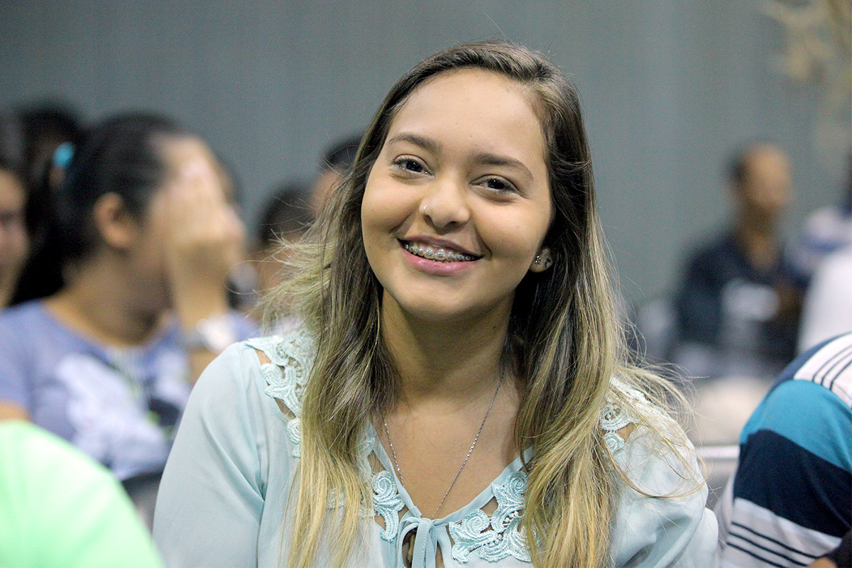 Gabrielle Loureiro quer ingressar na magistratura e acredita que o estágio no TJ pode ser o primeiro passo para conquistar este objetivo. Foto: Itawi Albuquerque (Dicom/TJ)