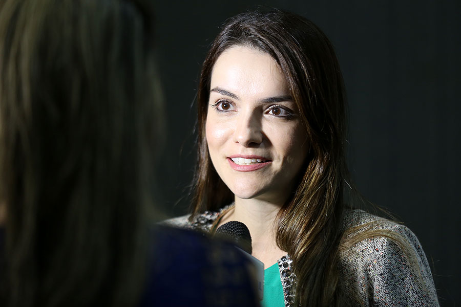 Juíza Carolina Sampaio Valões.
