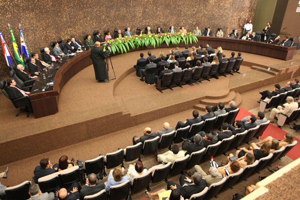 Cerimônia de posse dos 27 novos juízes substitutos do Poder Judiciário alagoano, em 15/10/2010