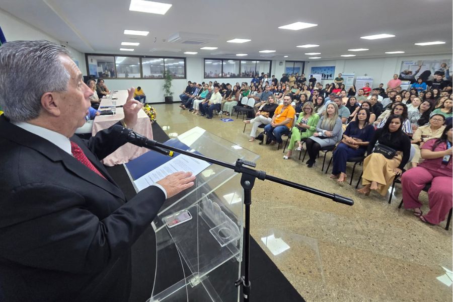 Vice-presidente Orlando Rocha explicou a estratégia do TJAL para difusão da Linguagem Simples. Foto: Maikel Marques