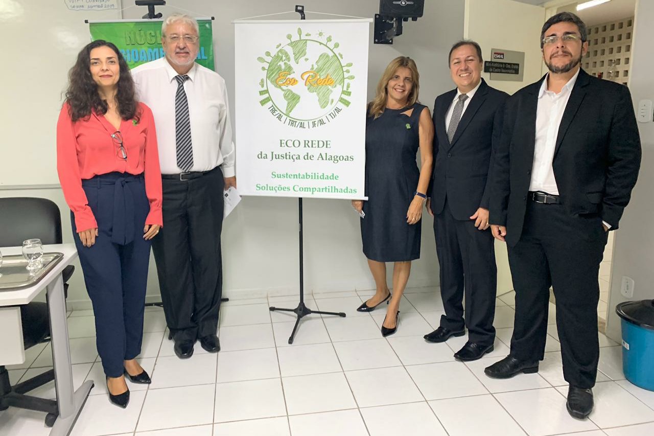 Encontro da Eco Rede na Escola Superior da Magistratura de Alagoas.
