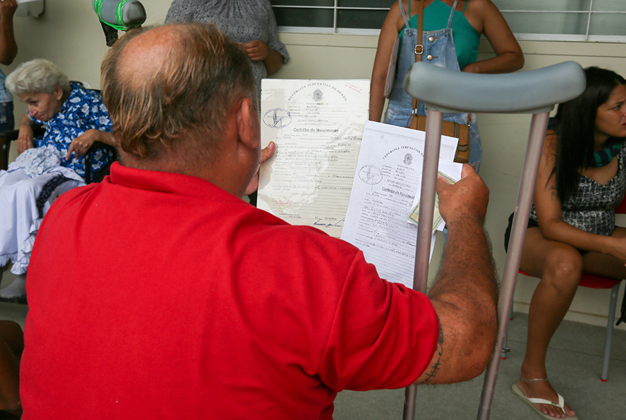 Ação da Justiça Itinerante em Rio Largo, em maio de 2022.