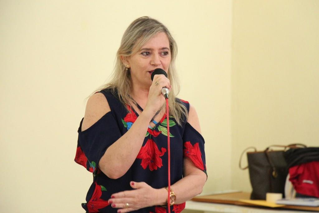 Conceição Marques, servidora do Projeto Cidadania e Justiça na Escola.