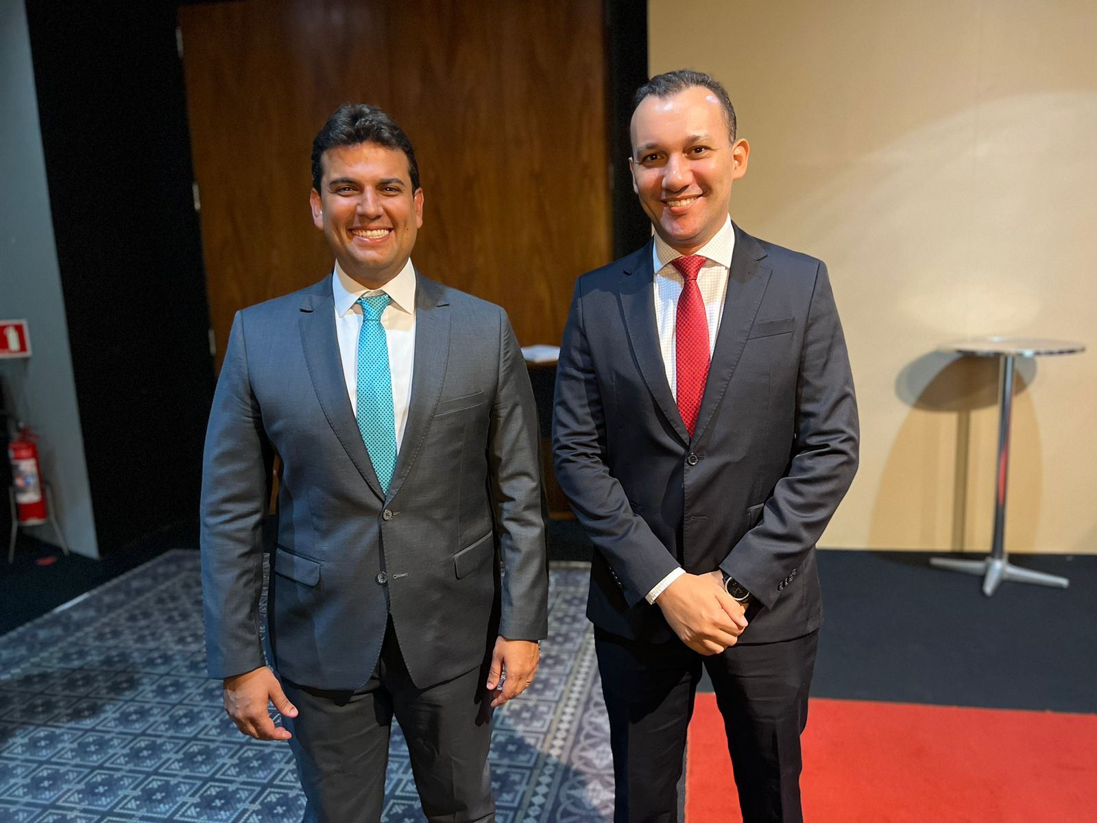 Secretário Diogo Teixeira e o juiz Alexandre Machado
