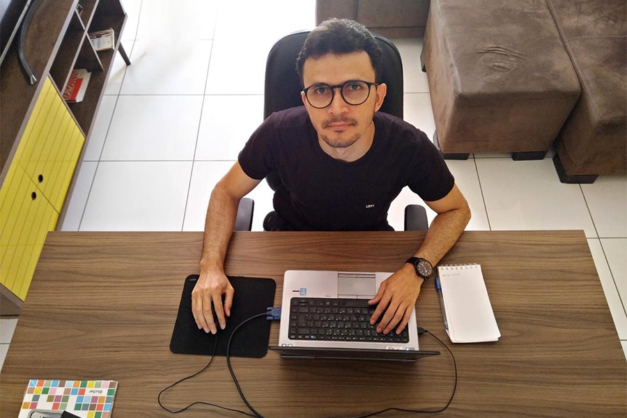 Niel Antonio, assessor de comunicação da CGJ/AL.