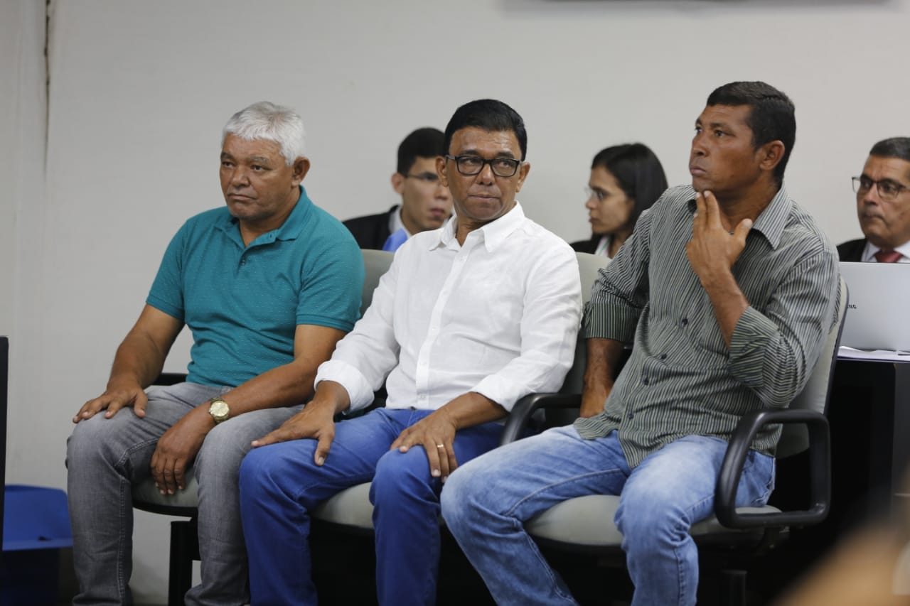 Francisco Silva, Zé Catu e João Olegário.