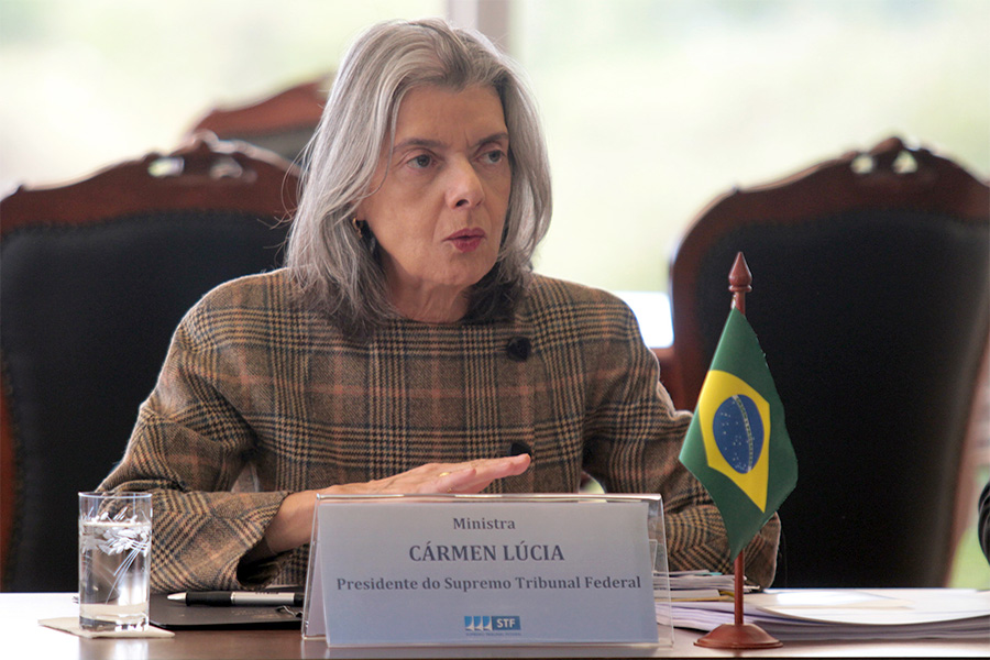 Ministra Carmén Lúcia.