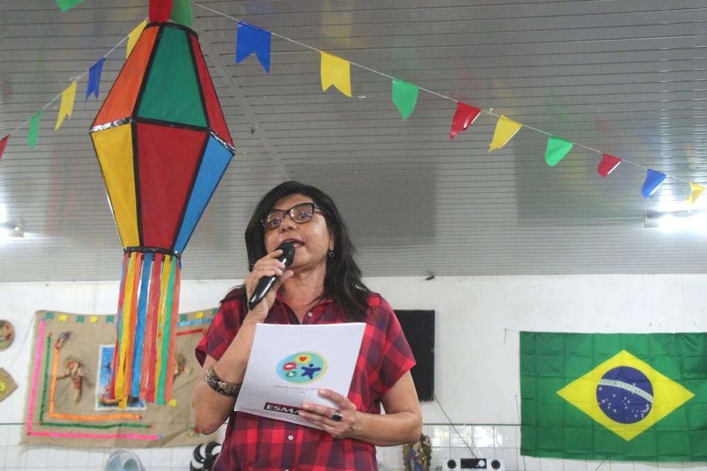 Luzia Rodrigues, servidora do PCJE.