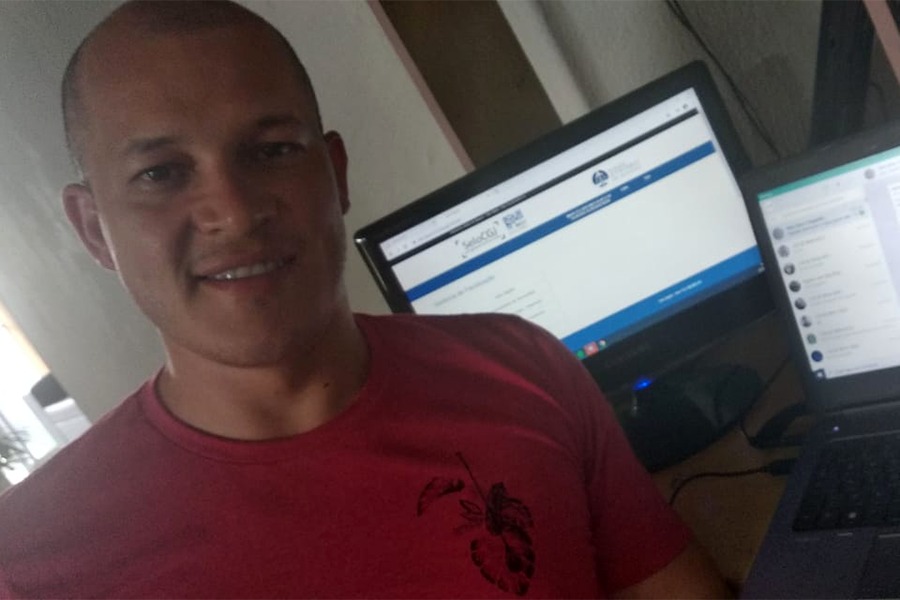 Marcos Albuquerque, servidor da Coordenação do Selo Digital