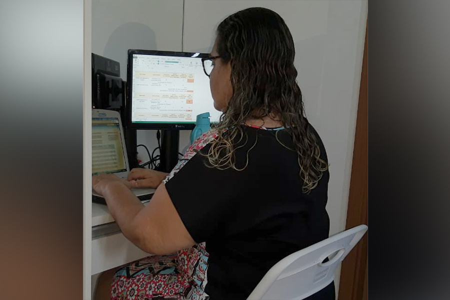 Luciana Maria Lira, servidora do Departamento Central de Assuntos Judiciários da CGJ.