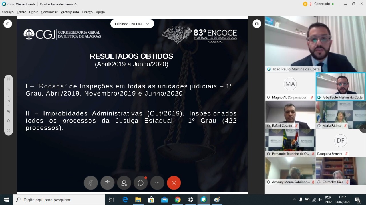 juiz auxiliar da CGJ/AL, João Paulo Martins