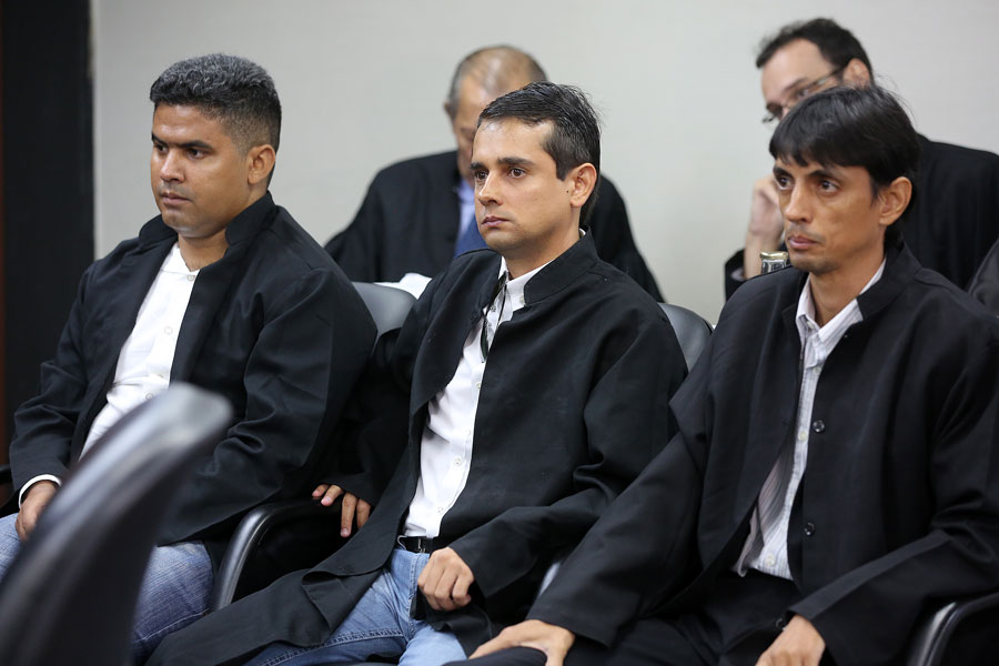 Thiago Ferreira dos Santos, José Márcio Cavalcanti de Melo e José Anselmo Cavalcanti de Melo.