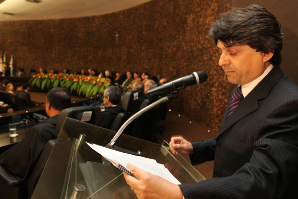 Cerimônia de posse dos 27 novos juízes substitutos do Poder Judiciário alagoano, em 15/10/2010
