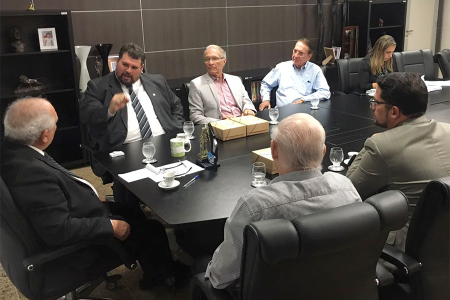 Reunião ocorreu na tarde desta quinta-feira (6), na Presidência do TJ/AL.