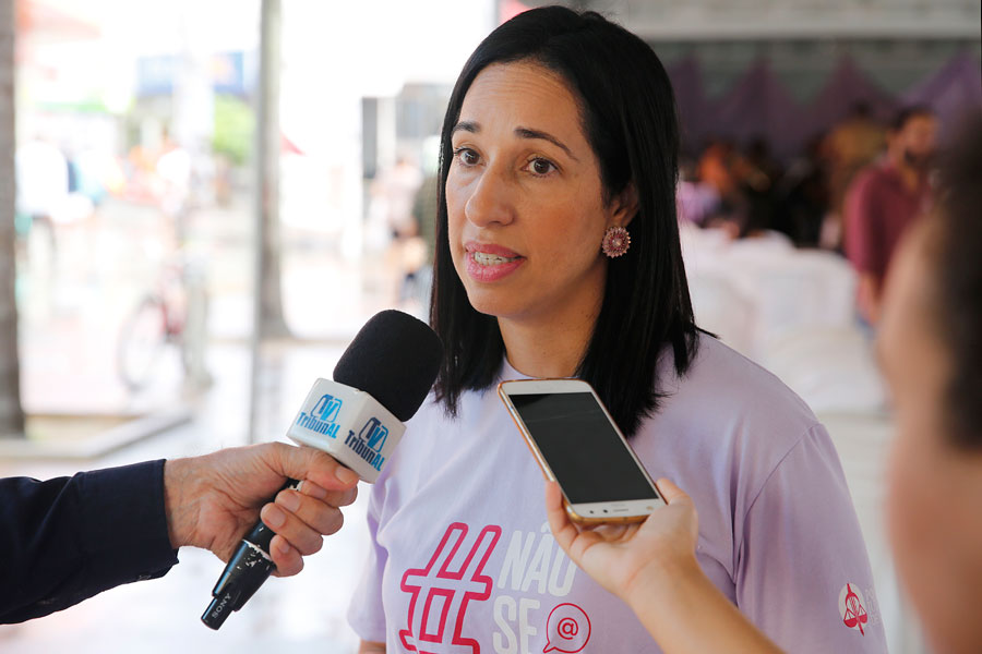 Érika Lessa, servidora da Coordenadoria da Mulher.