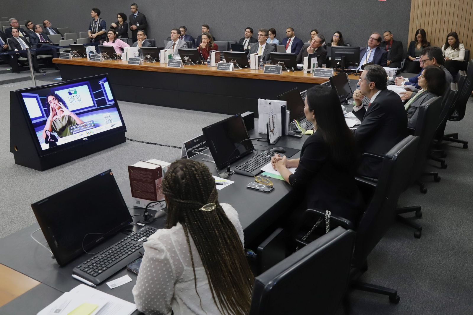 Corregedor Domingos Neto participou do lançamento da campanha, no CNJ.