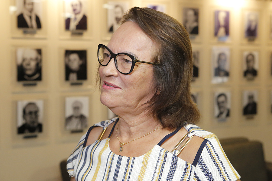 Aposentada Elenir Rodrigues de Souza.